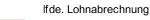 lfde. Lohnabrechnung